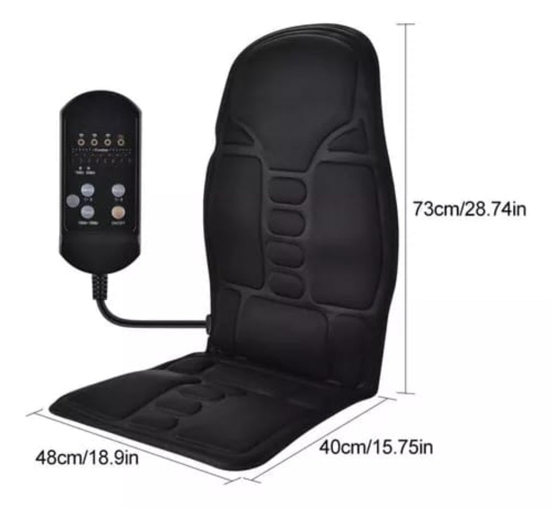 COLCHONETA/ ASIENTO MASAJEADOR PORTÁTIL - AUTO, OFICINA O CASA