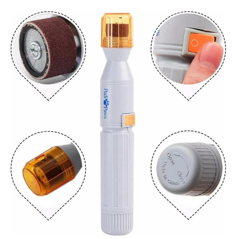 LIMA ELÉCTRICA DE UÑAS PARA MASCOTAS