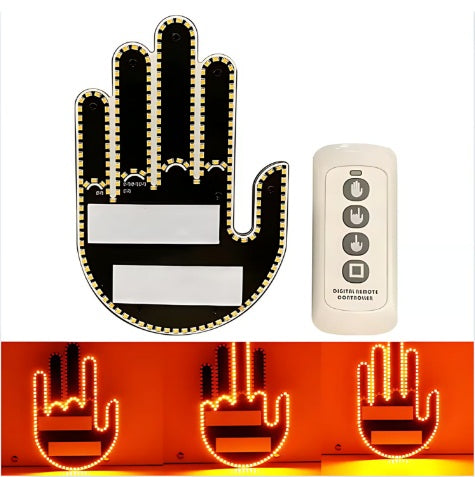 MANO LED DIVERTIDA PARA AUTOS