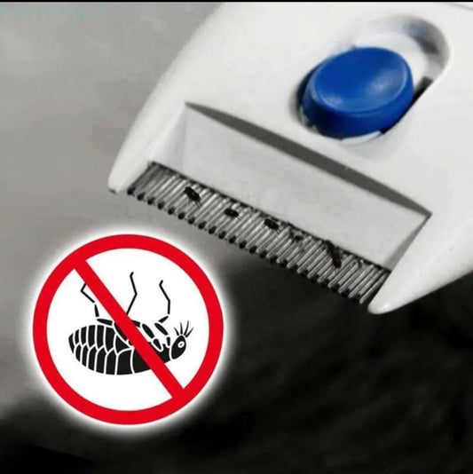 PEINE ELÉCTRICO ANTIPULGAS PARA MASCOTAS