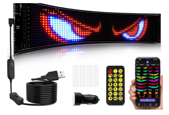 PANEL LED FLEXIBLE - OJOS DIVERTIDOS - Par 17X7CM