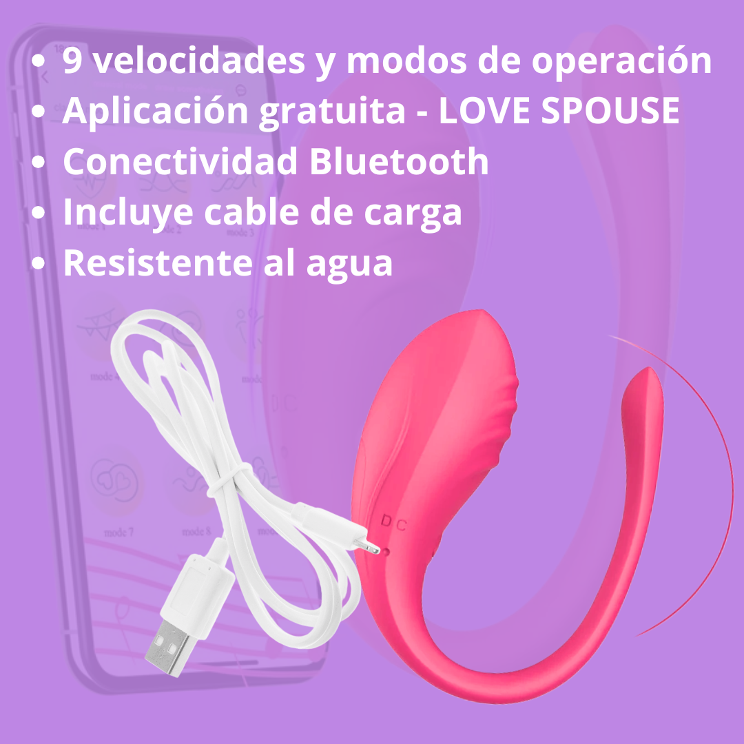 VIBRADOR CON CONTROL A DISTANCIA POR APP