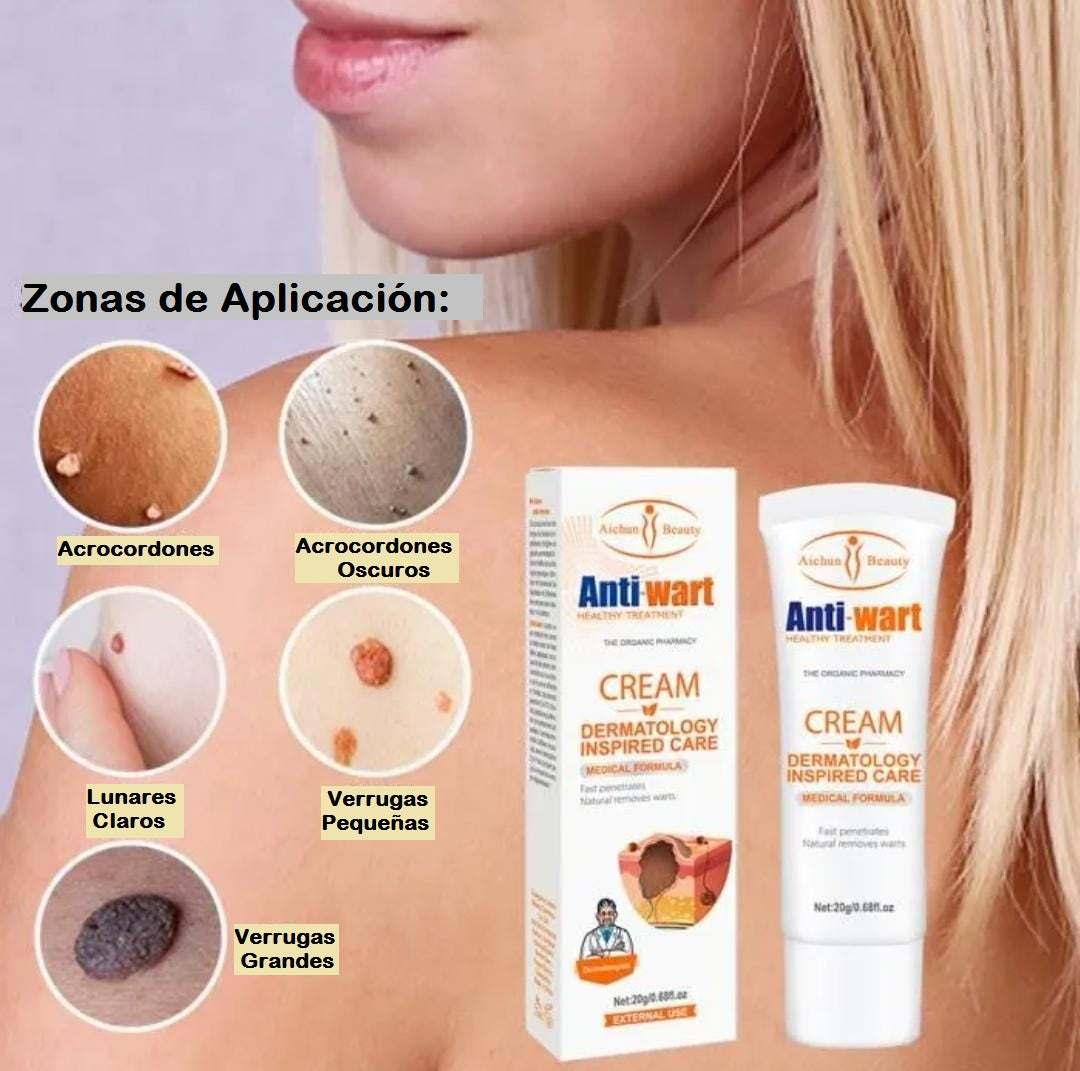 CREMA PARA ELIMINAR VERRUGAS ANTI-WART