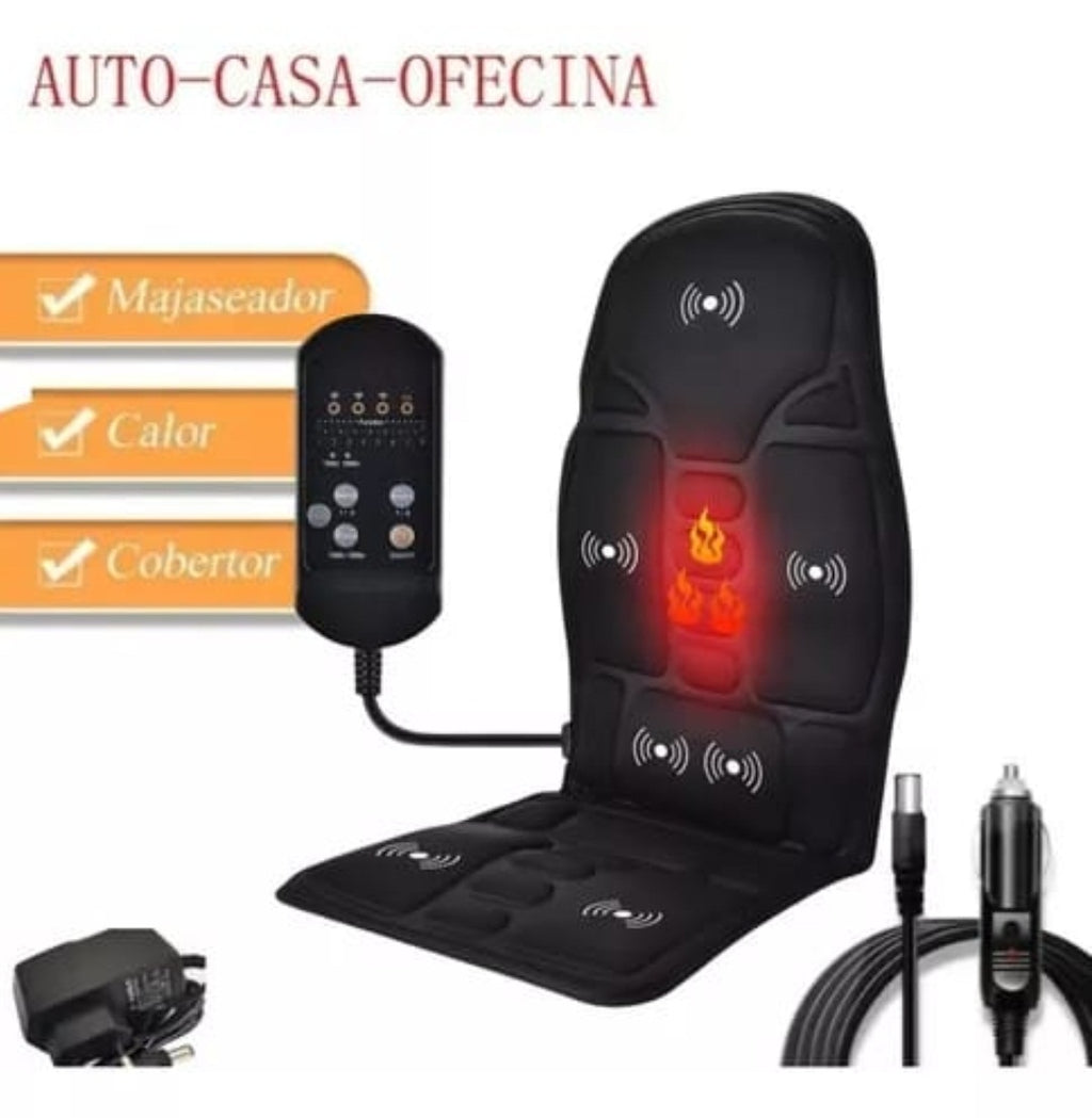 COLCHONETA/ ASIENTO MASAJEADOR PORTÁTIL - AUTO, OFICINA O CASA