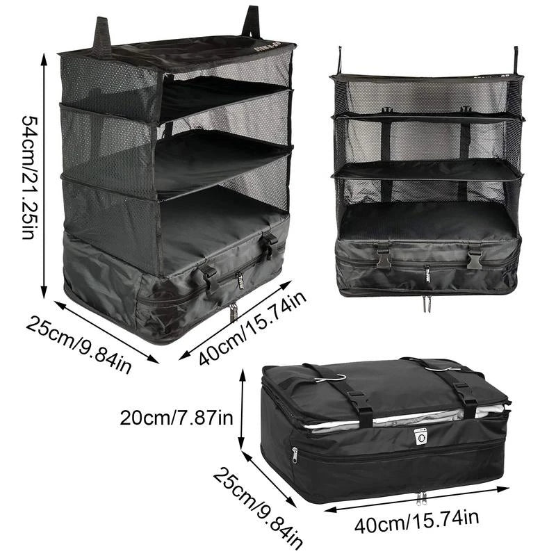 ORGANIZADOR PLEGABLE DE MALETA/ VALIJA Y ARMARIO