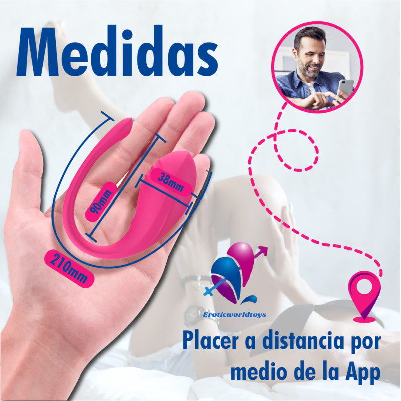VIBRADOR CON CONTROL A DISTANCIA POR APP