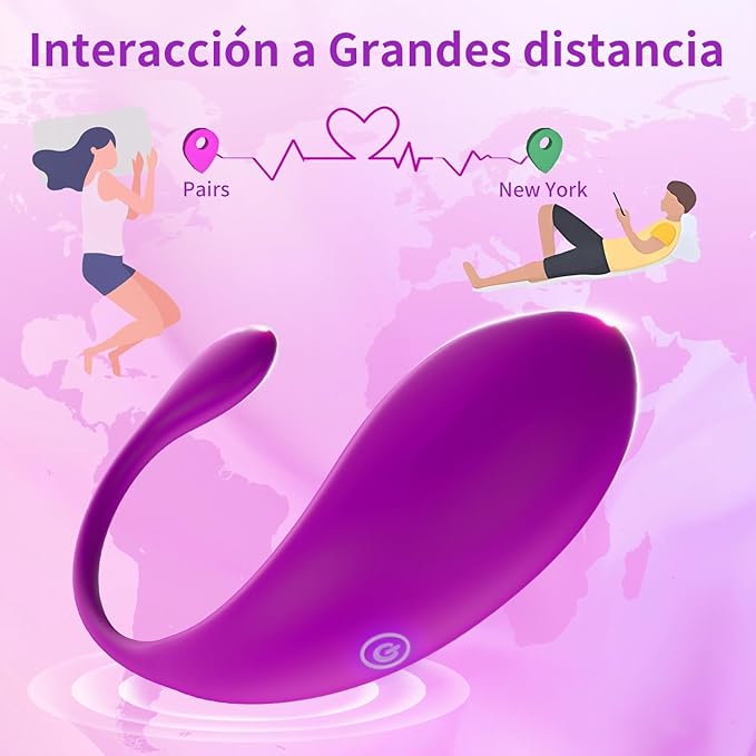 VIBRADOR CON CONTROL A DISTANCIA POR APP
