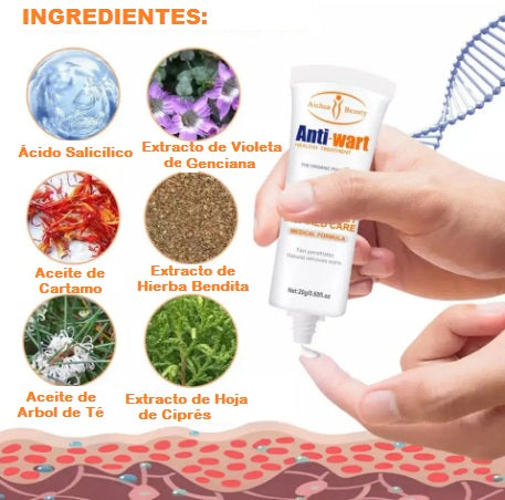 CREMA PARA ELIMINAR VERRUGAS ANTI-WART
