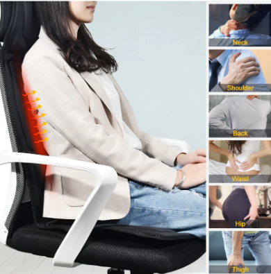 COLCHONETA/ ASIENTO MASAJEADOR PORTÁTIL - AUTO, OFICINA O CASA