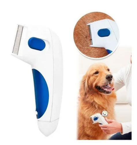 PEINE ELÉCTRICO ANTIPULGAS PARA MASCOTAS