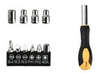 LINTERNA + CARGADOR SOLAR + KIT DE HERRAMIENTAS